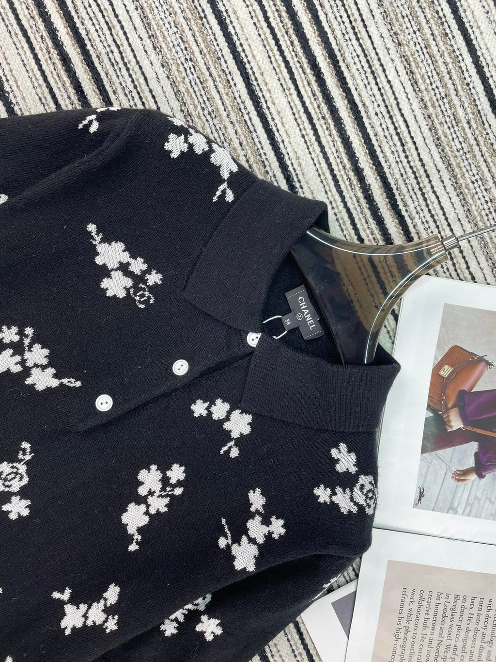 CHANEL 26S SHORT-SLEEVE KNIT TOP 951