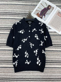 CHANEL 26S SHORT-SLEEVE KNIT TOP 951