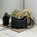 DIOR 26S DIORLY BAG 28 IN BLACK CALFSKIN