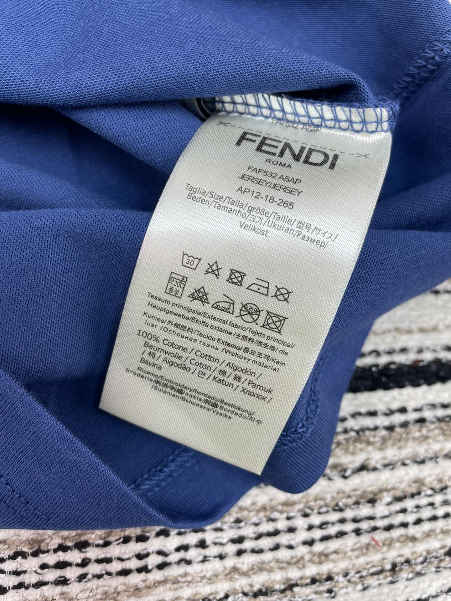 FENDI 26S SHORT SLEEVE T-SHIRT 169