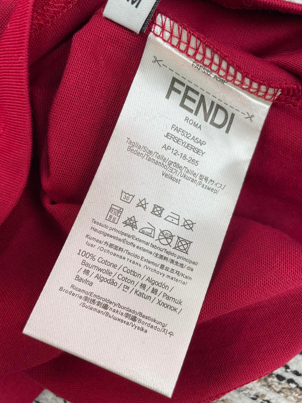 FENDI 26S SHORT SLEEVE T-SHIRT 168