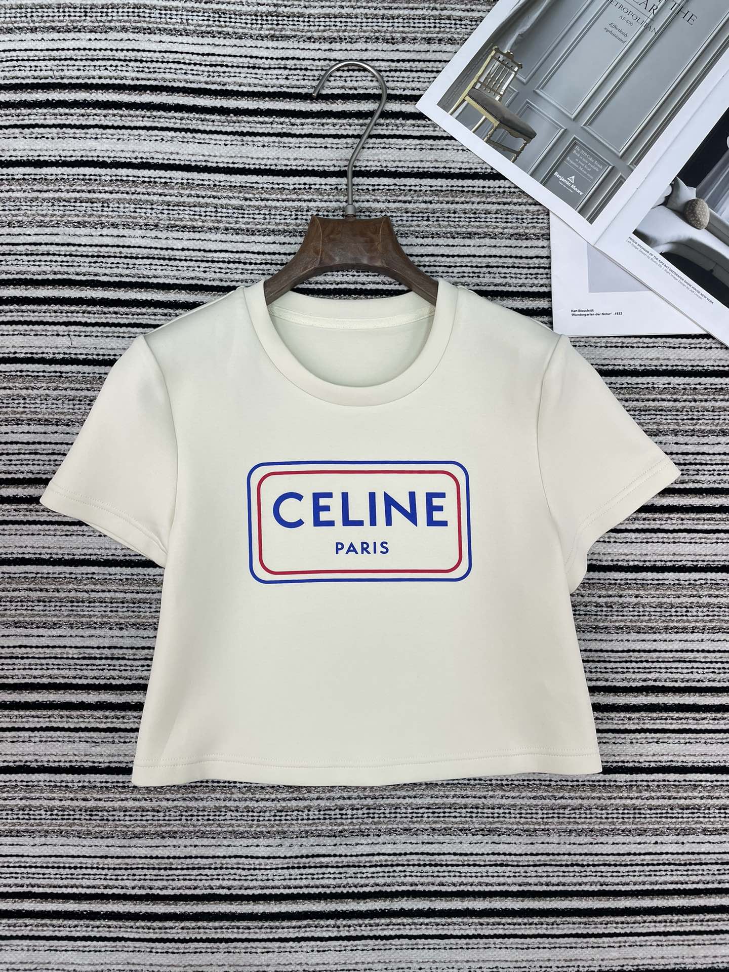 CELINE 26S SHORT SLEEVE TOP AND SHORTS SET 122