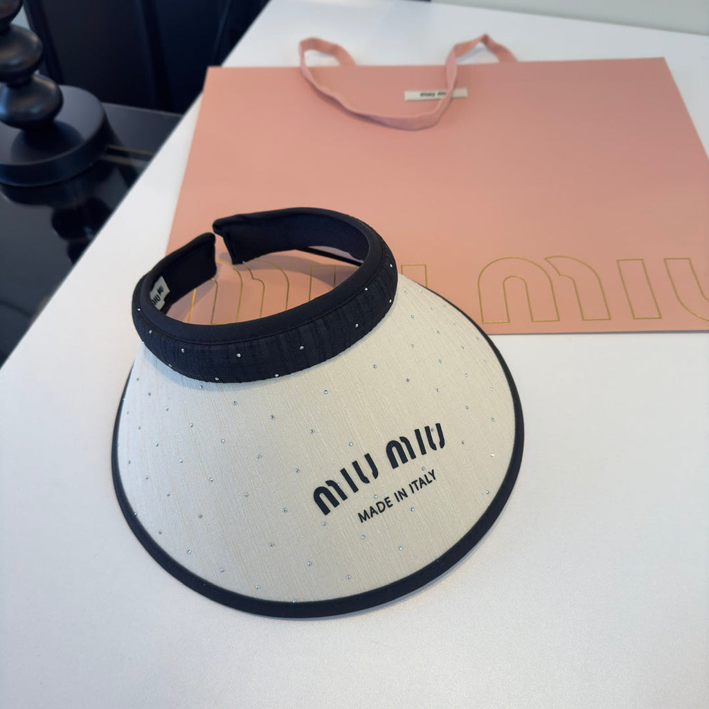 MIUMIU VISOR HAT STYLE 86