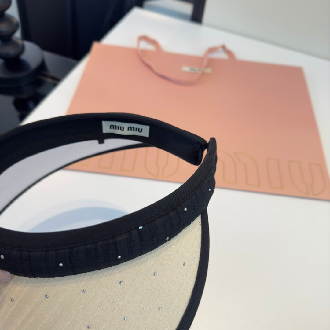 MIUMIU VISOR HAT STYLE 86