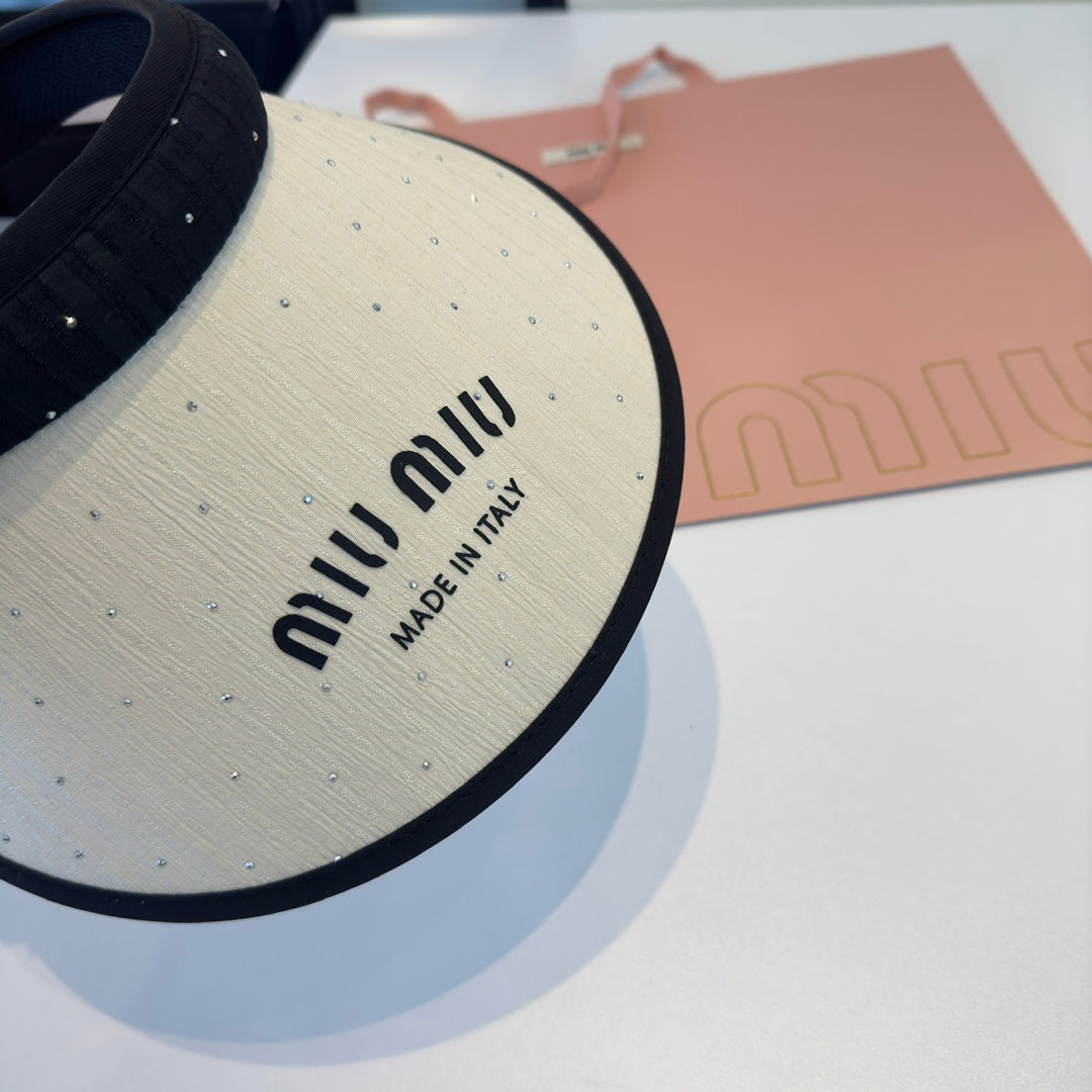 MIUMIU VISOR HAT STYLE 86