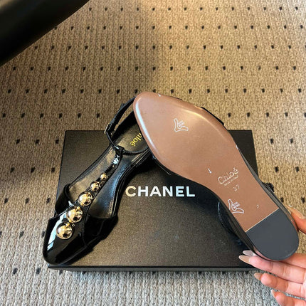 CHLOE 26S HIGH HEELS 20 MM IN BLACK PATENT CALFSKIN