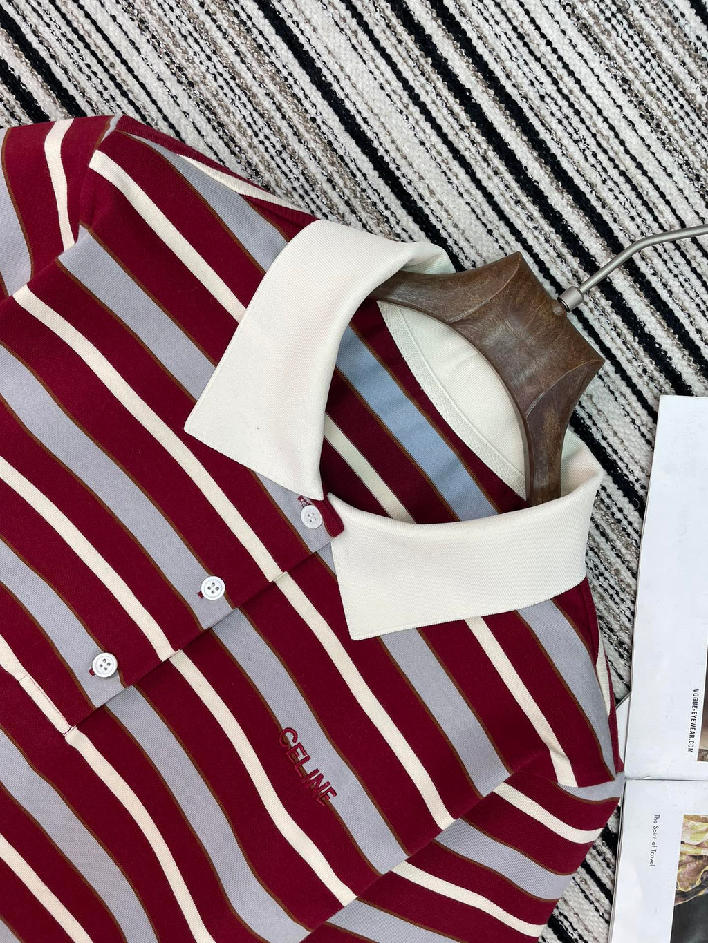 CELINE 26S SHORT SLEEVE POLO SHIRT 155