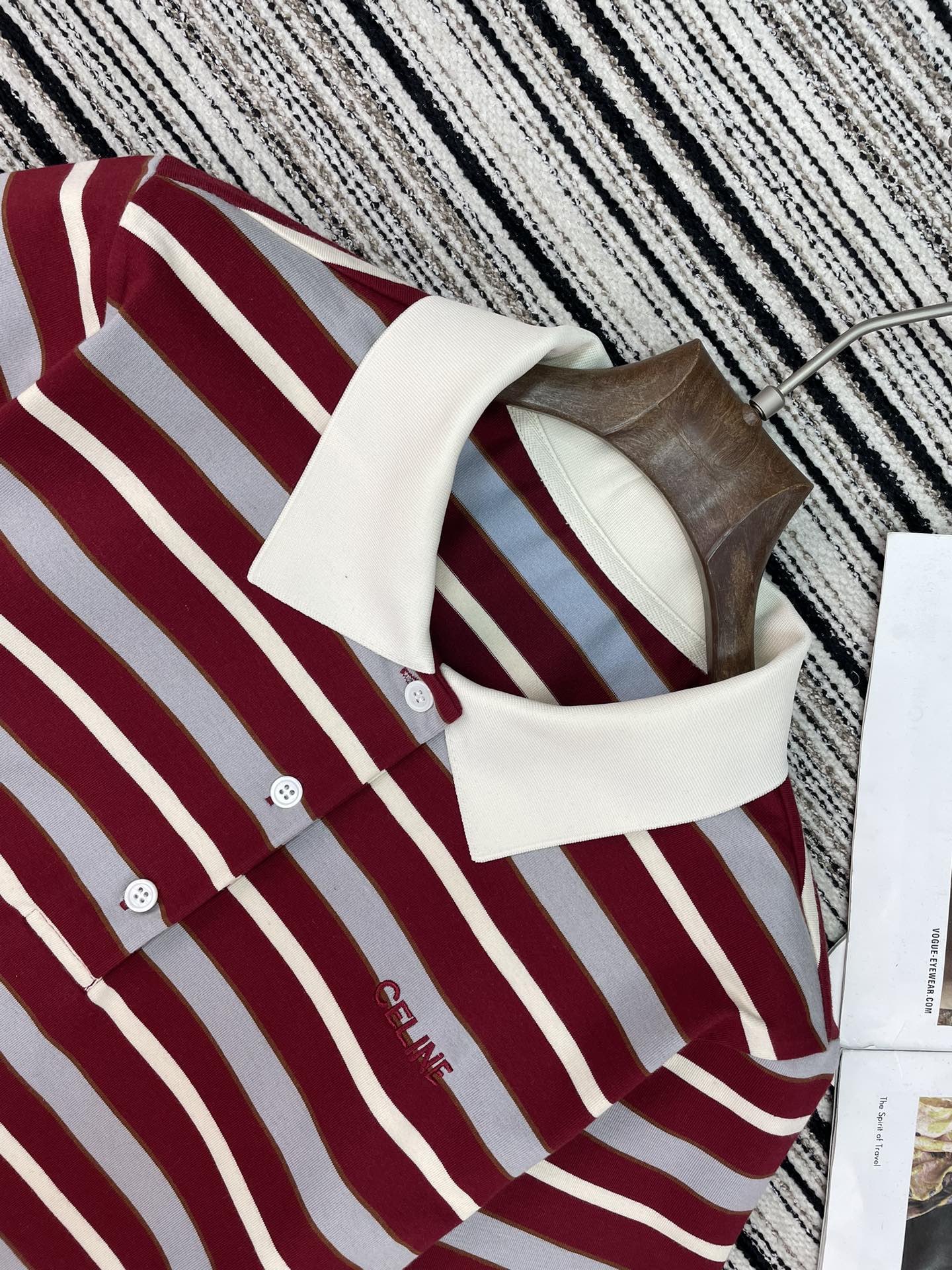 CELINE 26S SHORT SLEEVE POLO SHIRT 155