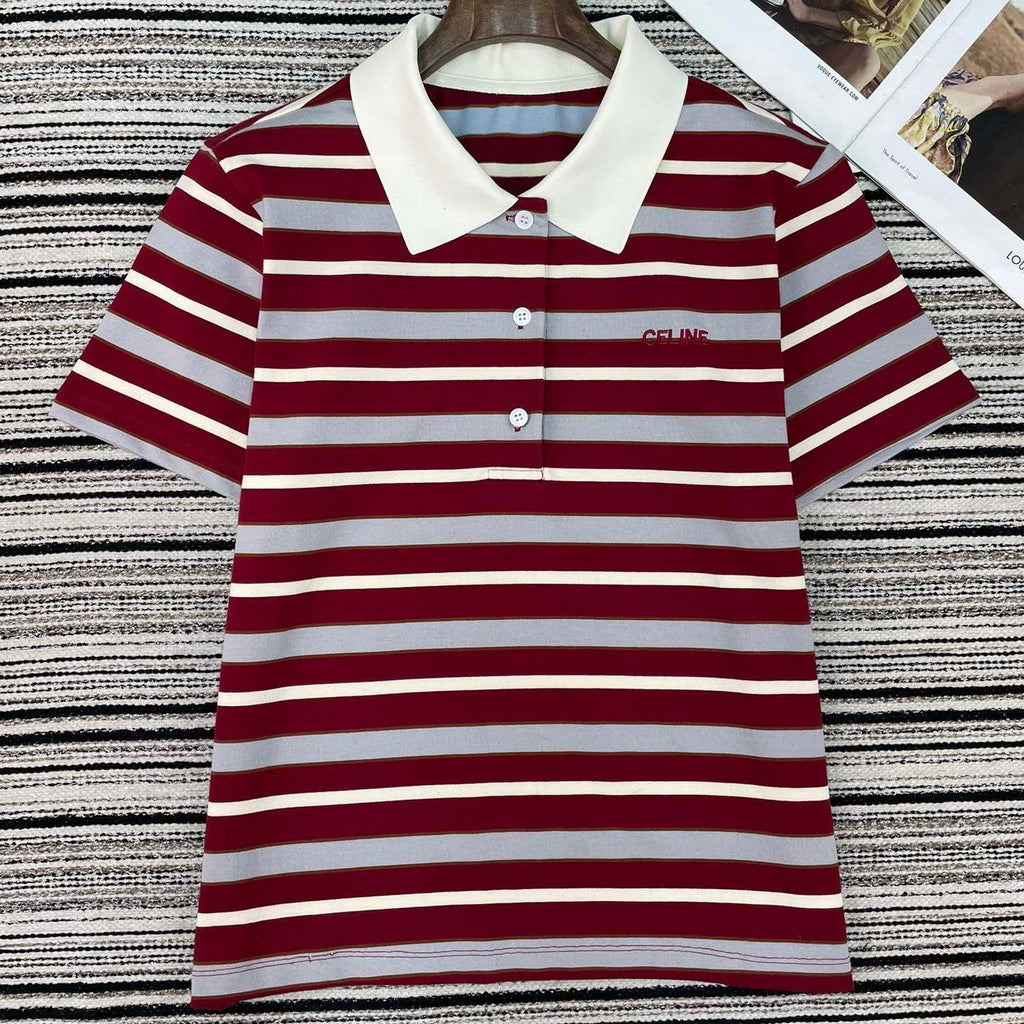 CELINE 26S SHORT SLEEVE POLO SHIRT 155