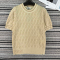 FENDI 26S SHORT SLEEVE KNIT T-SHIRT 125