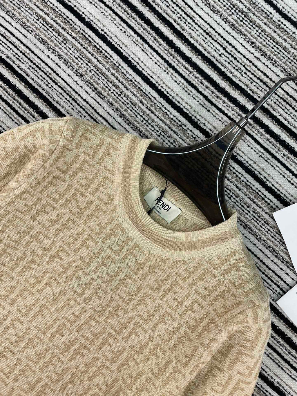 FENDI 26S SHORT SLEEVE KNIT T-SHIRT 125