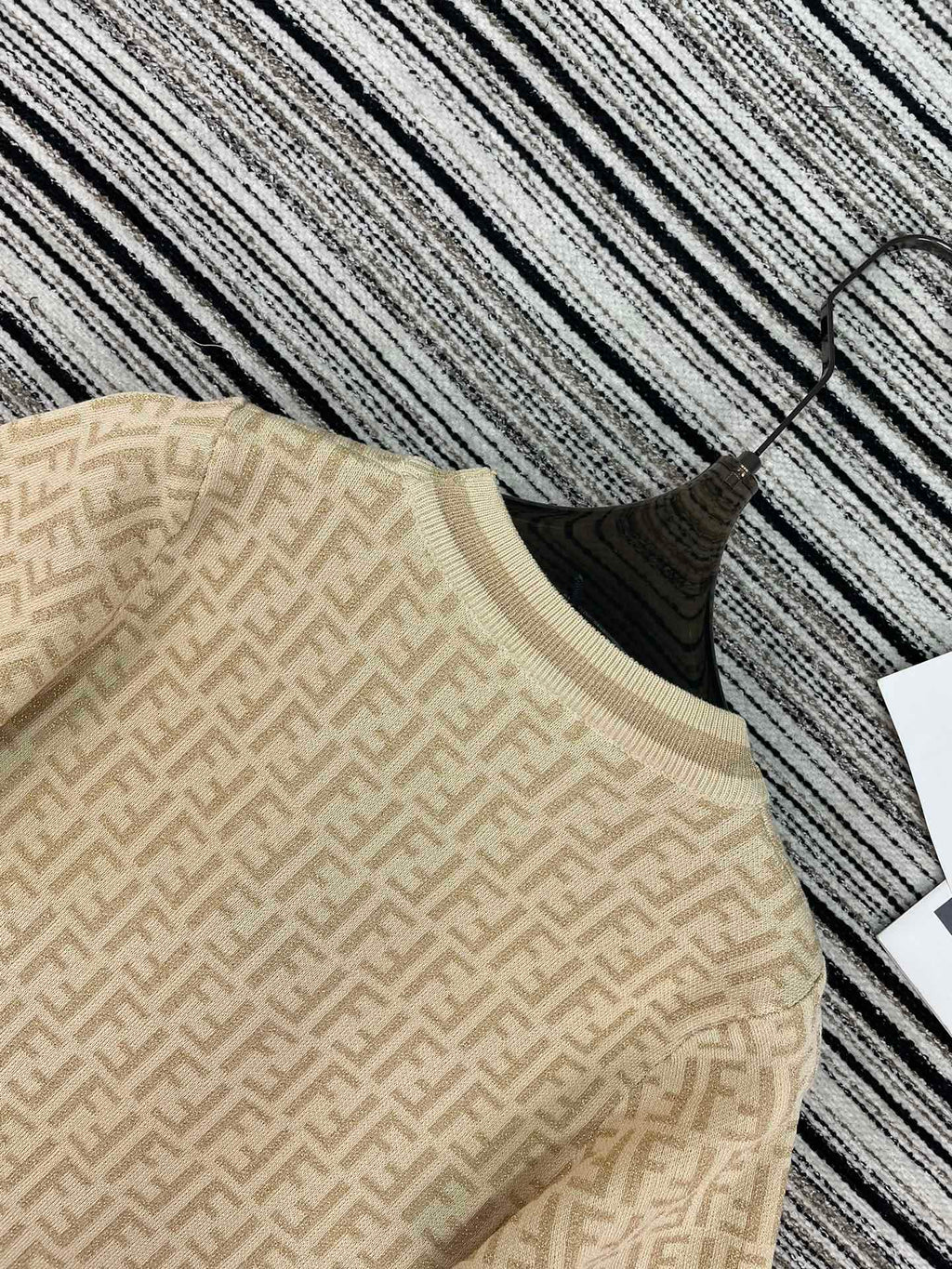 FENDI 26S SHORT SLEEVE KNIT T-SHIRT 125