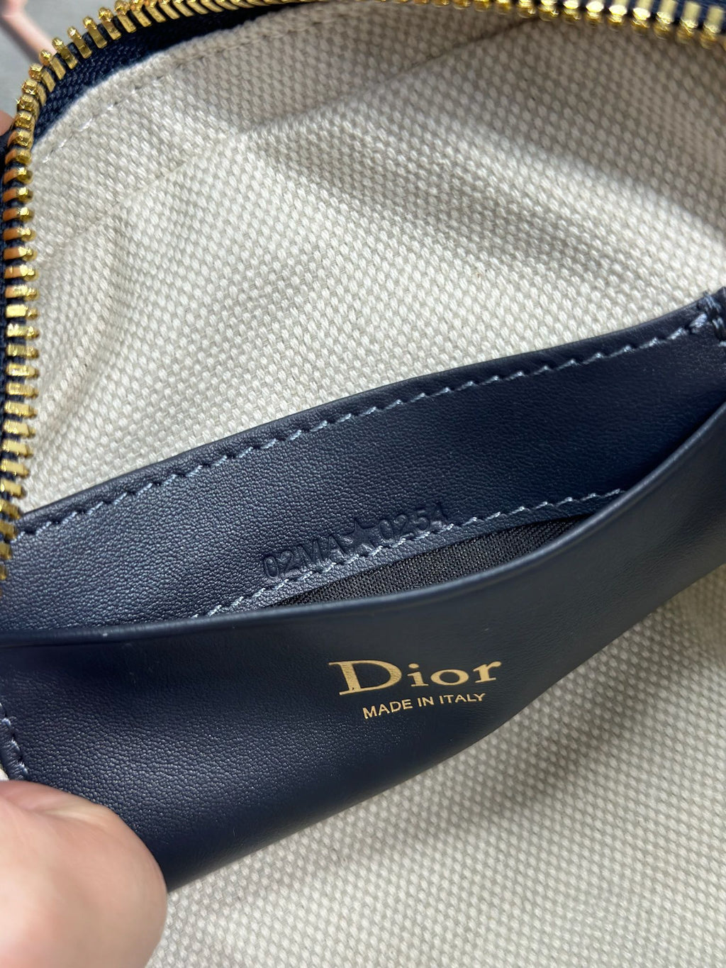 DIOR 26S BOW POUCH BAG 20 IN BLACK AND BEIGE OBLIQUE JACQUARD