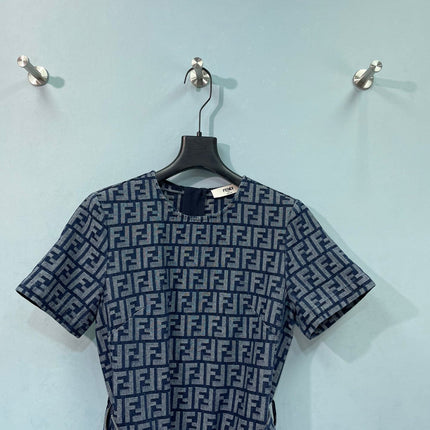 FENDI 26S SHORT SLEEVE MINI DRESS 039