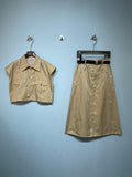 MIUMIU 26S TOP AND SKIRT SET STYLE 1142