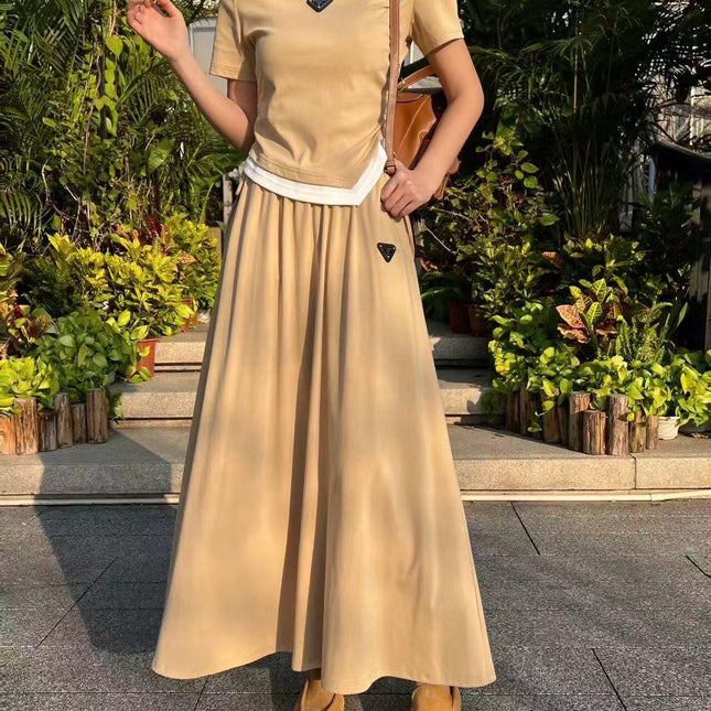 PRADA 26S TOP AND SKIRT SET STYLE 834