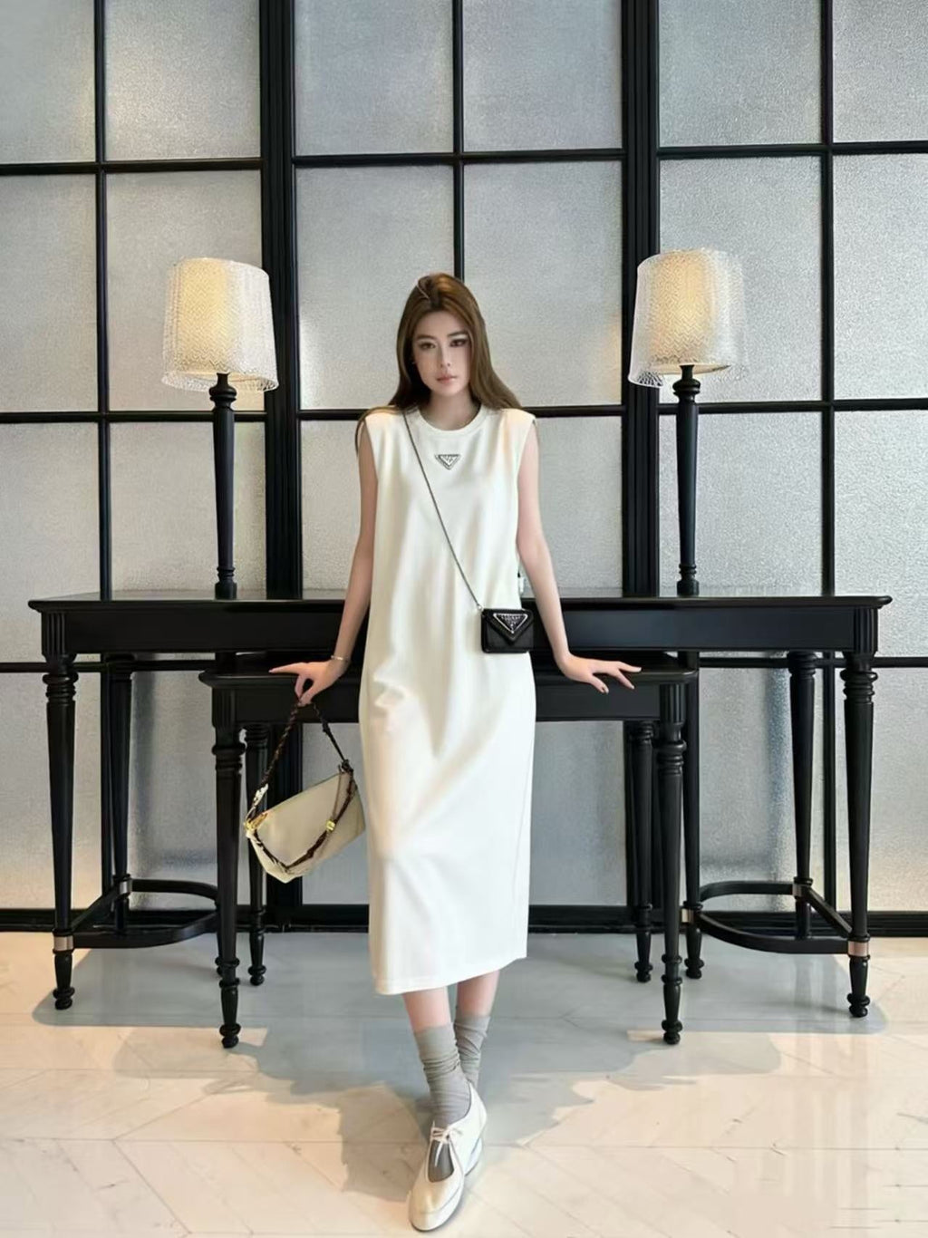 PRADA 26S SLEEVELESS DRESS STYLE 832