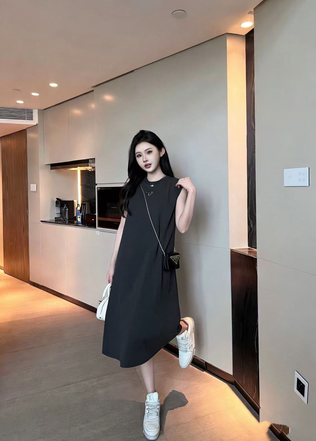 PRADA 26S SLEEVELESS DRESS STYLE 830
