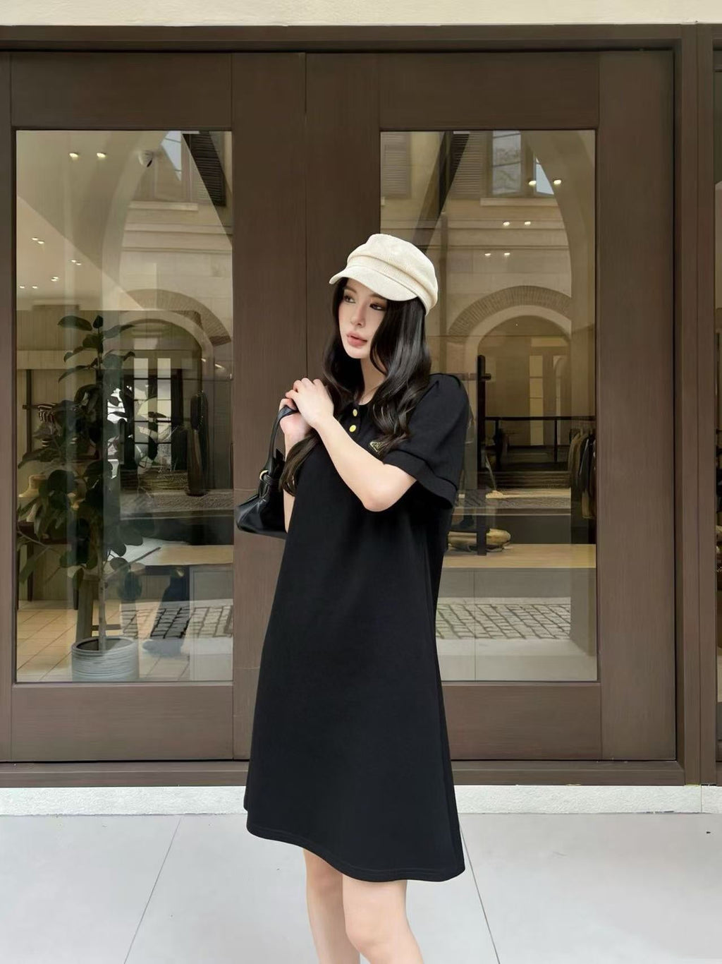 PRADA 26S SHORT-SLEEVE POLO DRESS STYLE 828
