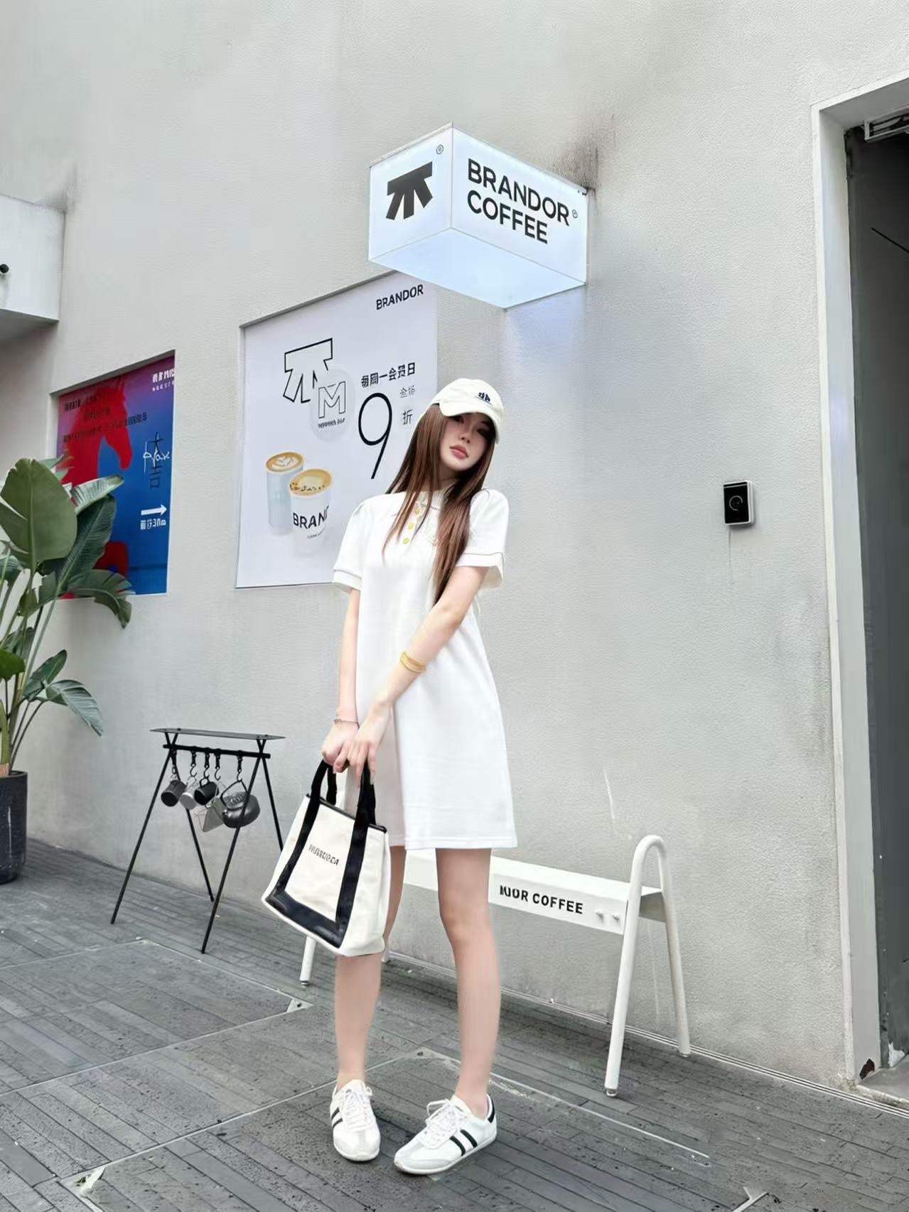 PRADA 26S SHORT-SLEEVE POLO DRESS STYLE 829