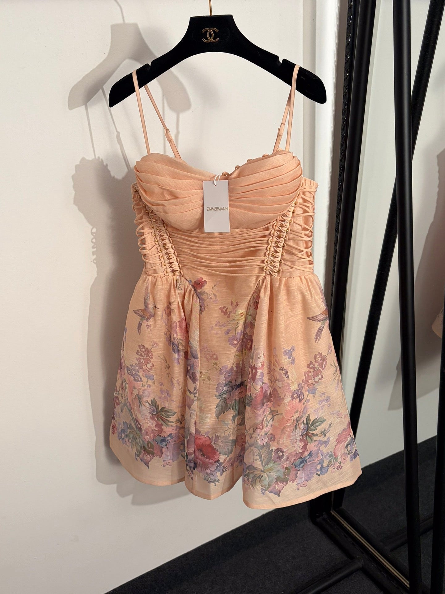 ZIMMERMANN 26S PATTERNED CAMI DRESS STYLE 8