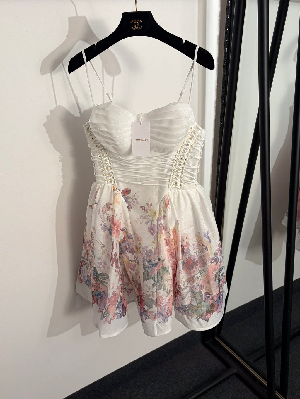ZIMMERMANN 26S PATTERNED CAMI DRESS STYLE 9