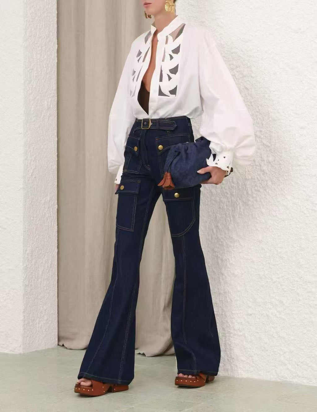 ZIMMERMANN 26S FLARED JEANS 311334