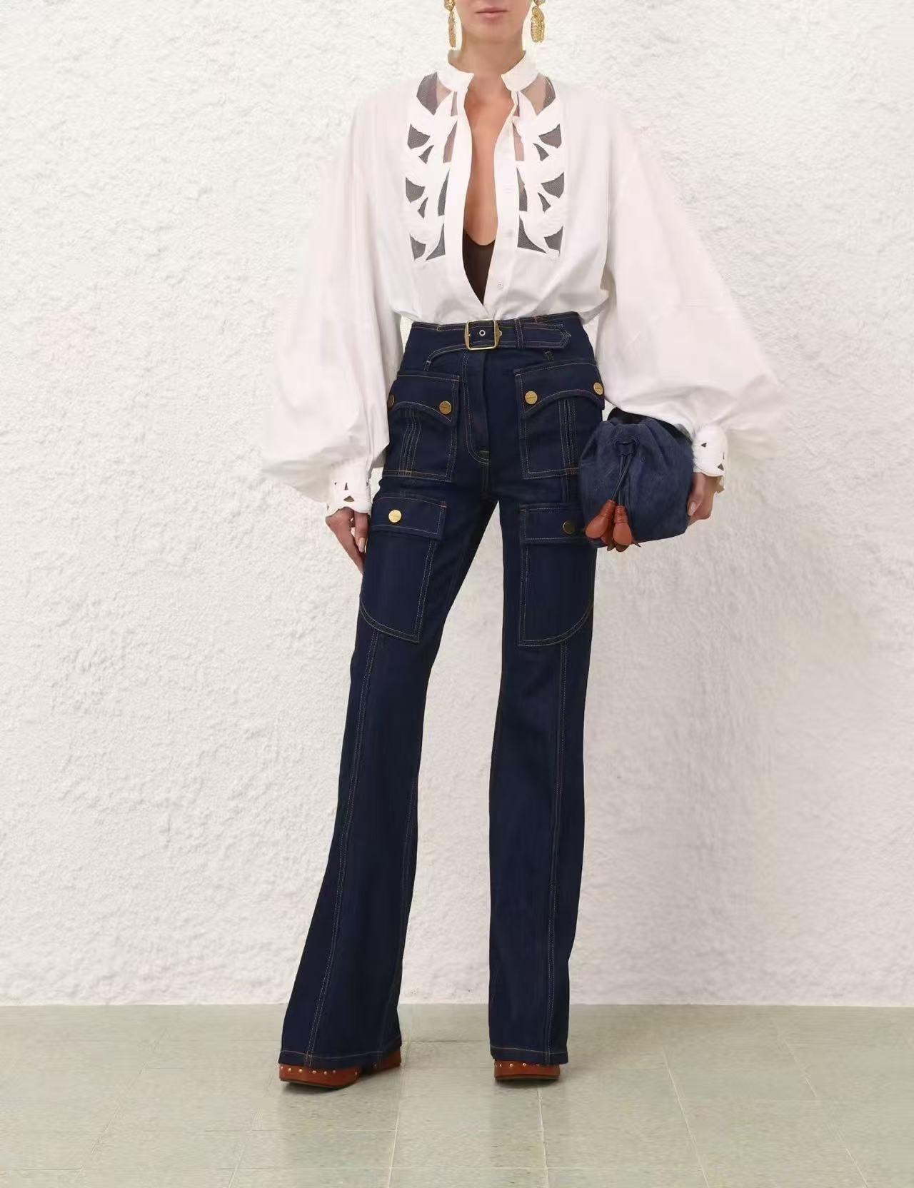 ZIMMERMANN 26S FLARED JEANS 311334