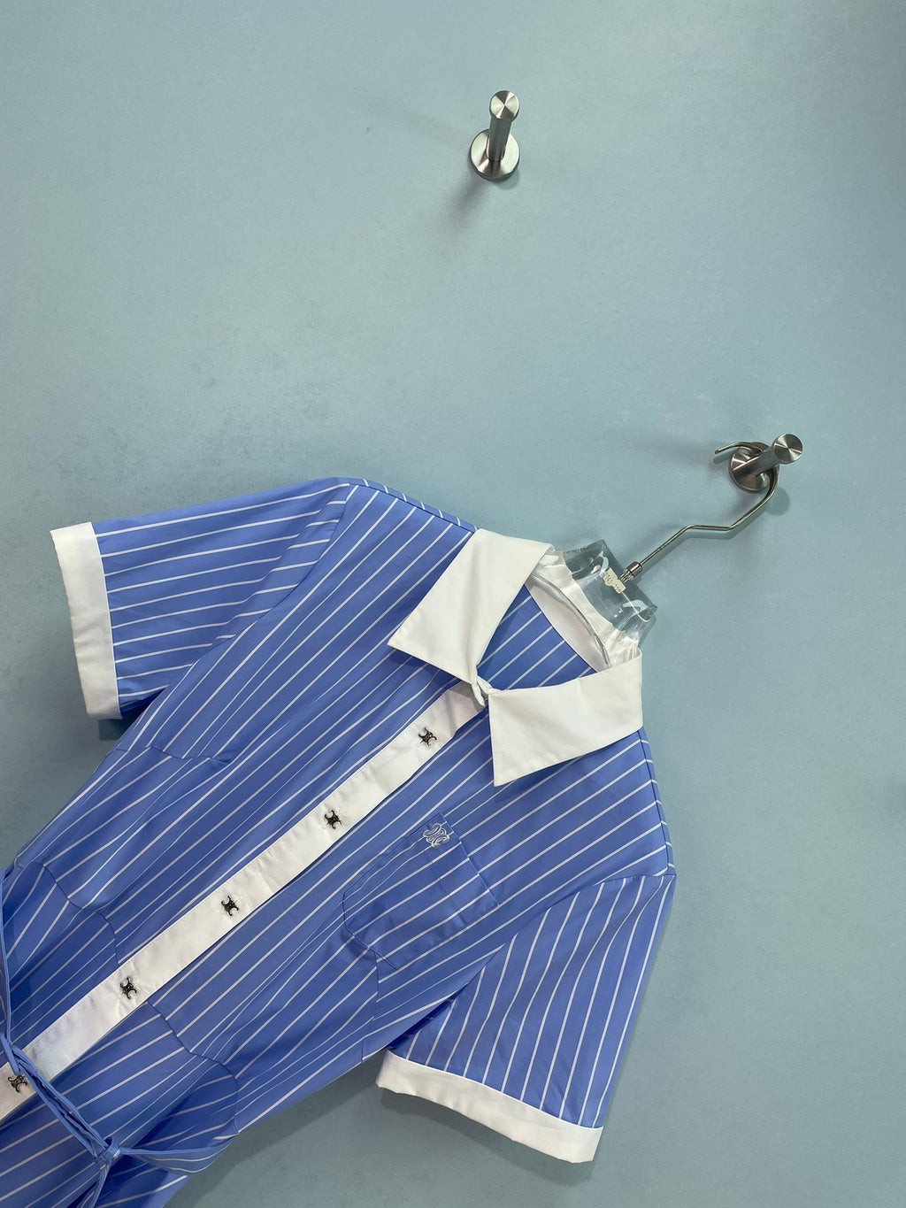 CELINE 26S STRIPED SHIRT DRESS 475