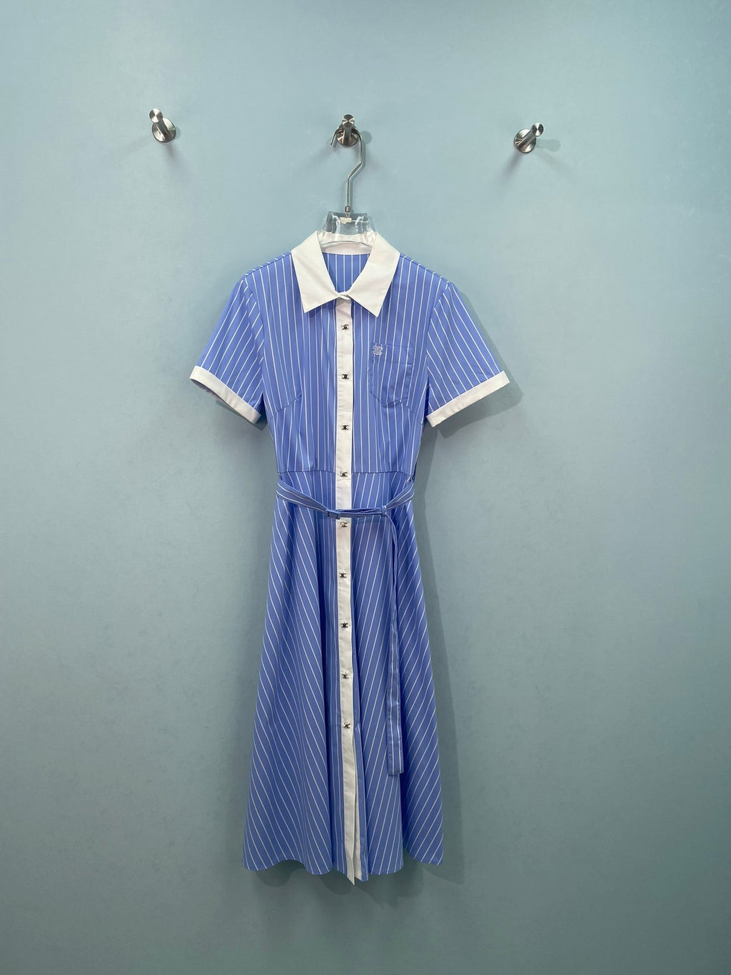 CELINE 26S STRIPED SHIRT DRESS 475