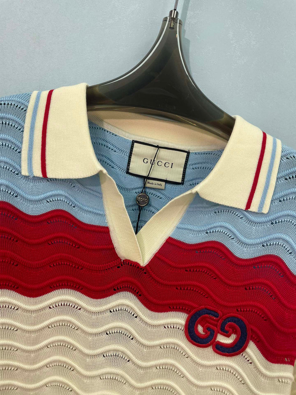 GUCCI 26S SHORT-SLEEVE KNIT T-SHIRT 498