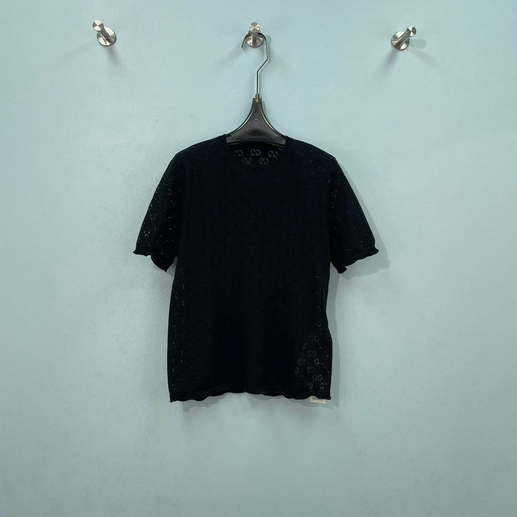 GUCCI 26S SHORT-SLEEVE KNIT T-SHIRT 456
