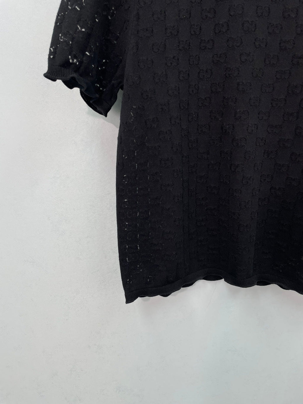 GUCCI 26S SHORT-SLEEVE KNIT T-SHIRT 456