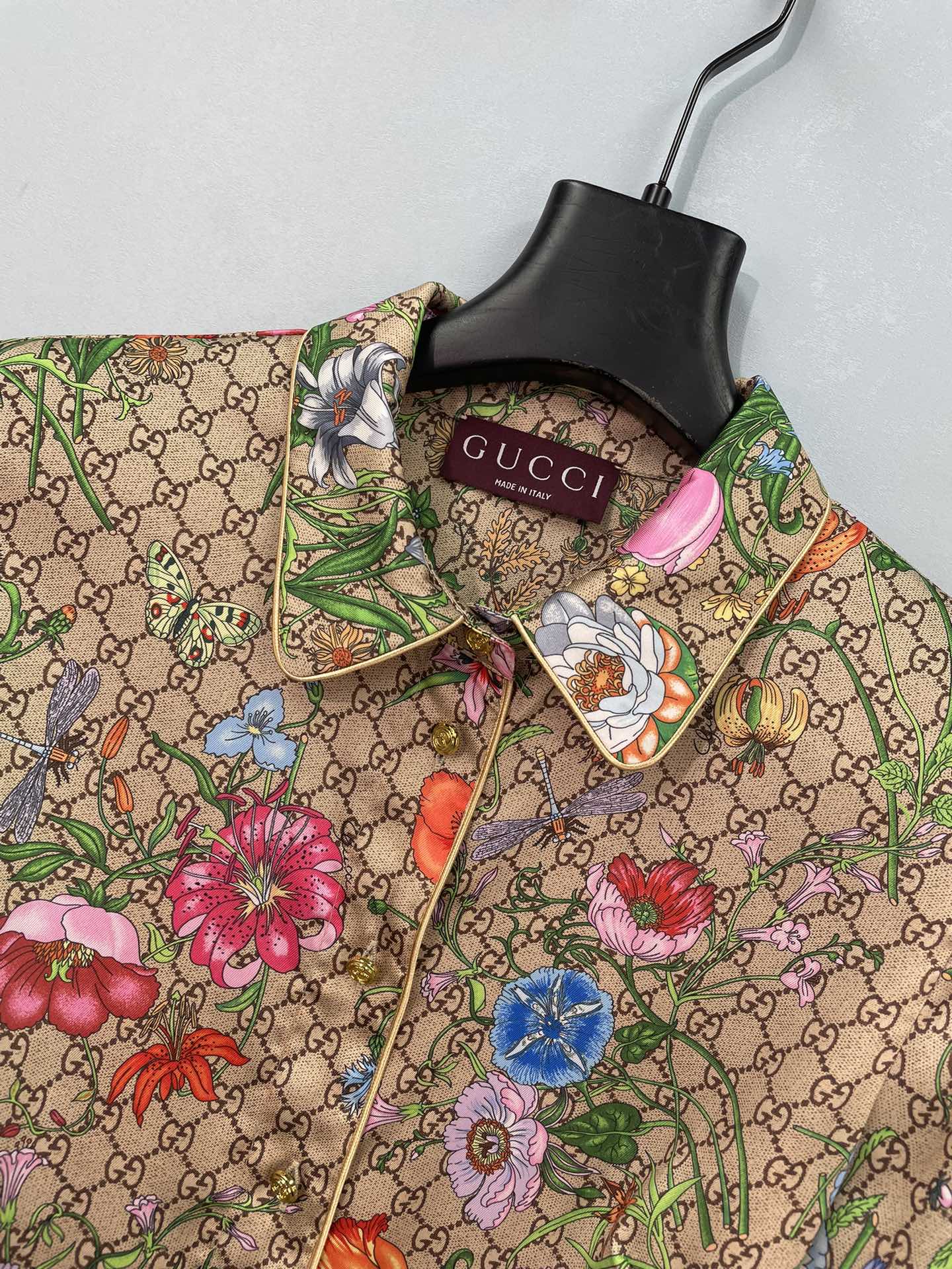GUCCI 26S SHORT-SLEEVE SHIRT DRESS 443