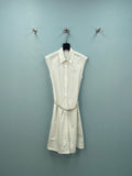 PRADA 26S SLEEVELESS SHIRT DRESS 974