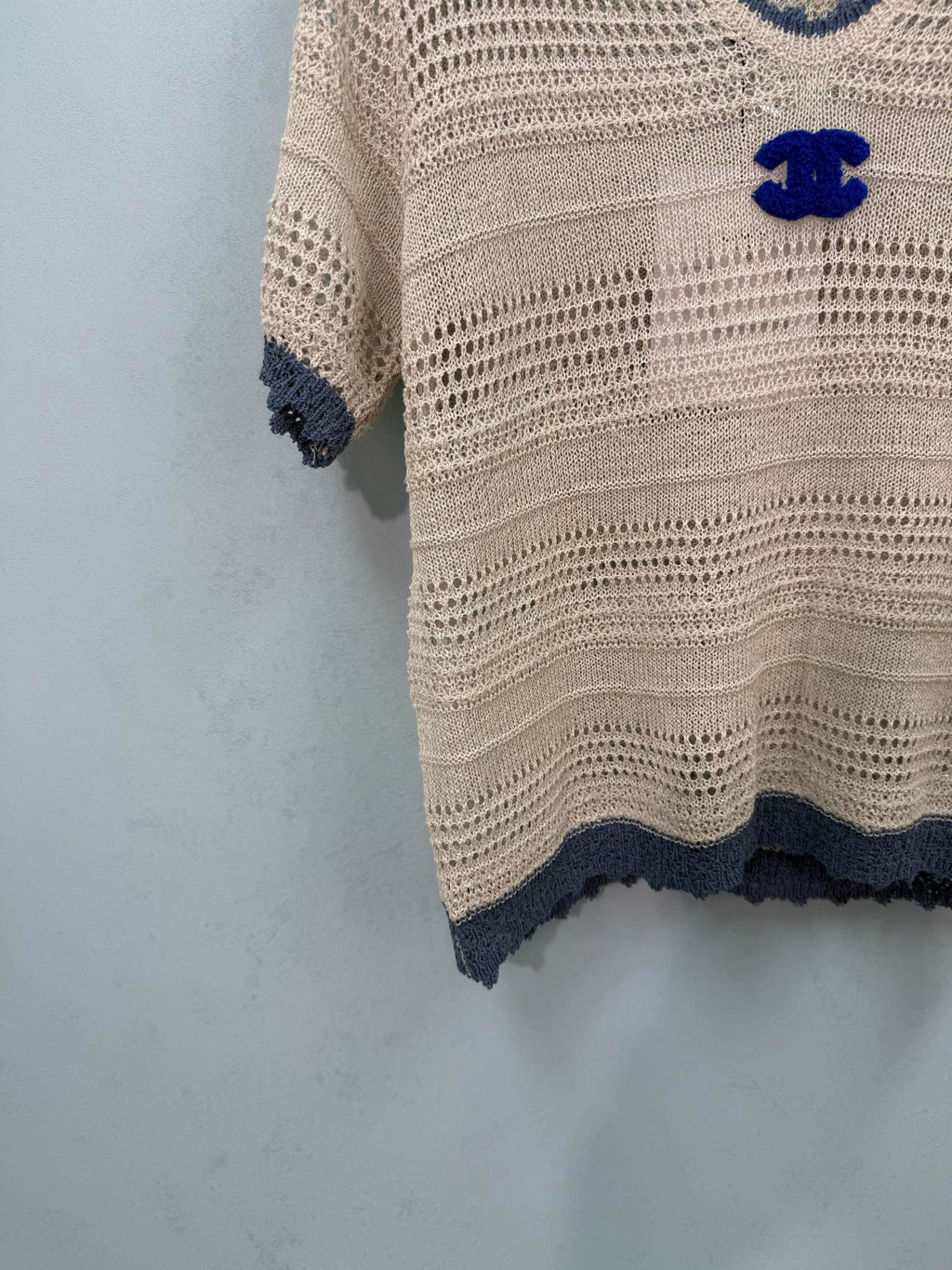 CHANEL 26S SHORT-SLEEVE KNIT TOP 1462