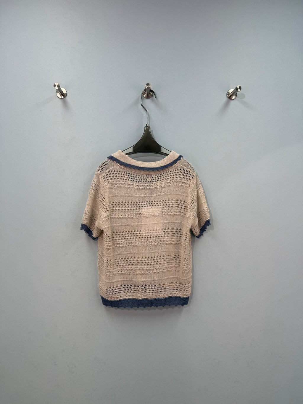 CHANEL 26S SHORT-SLEEVE KNIT TOP 1462