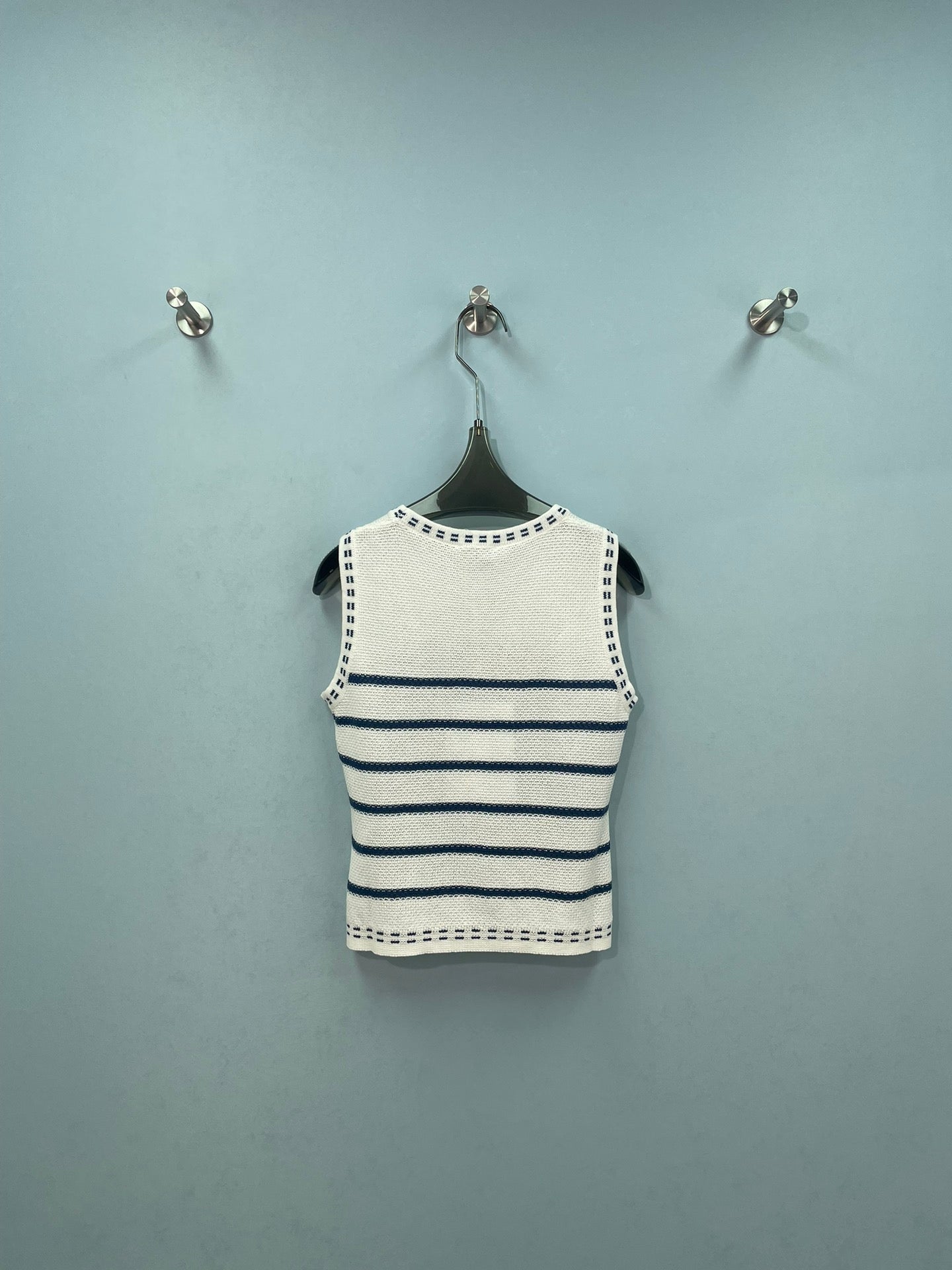 CHANEL 26S SLEEVELESS KNIT TOP 1404