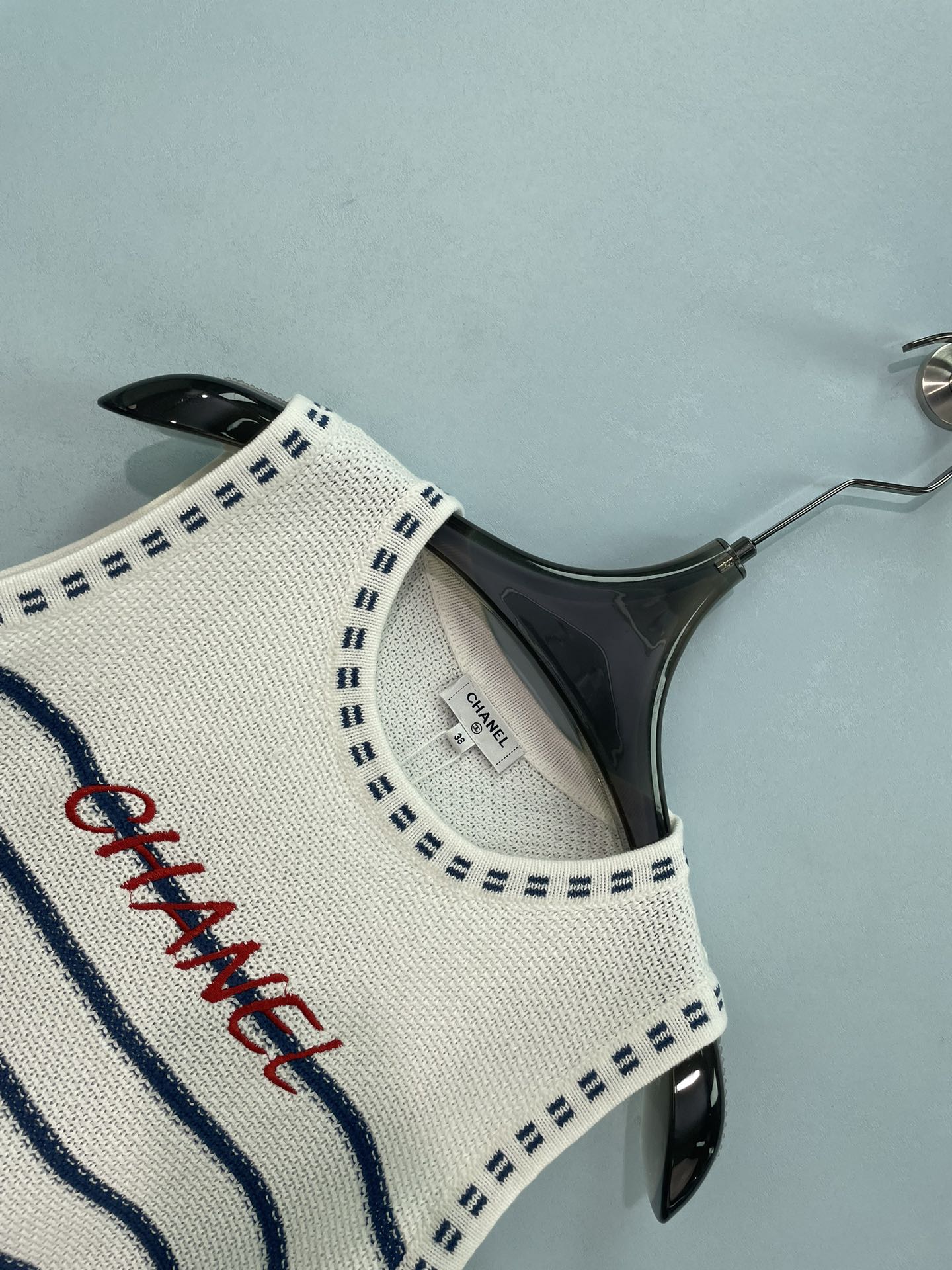 CHANEL 26S SLEEVELESS KNIT TOP 1404