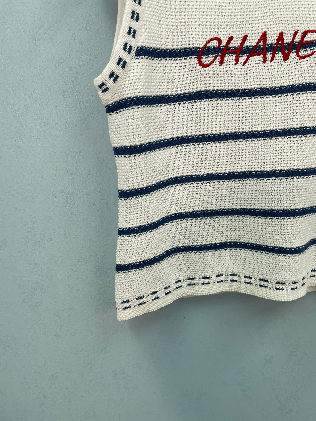 CHANEL 26S SLEEVELESS KNIT TOP 1404