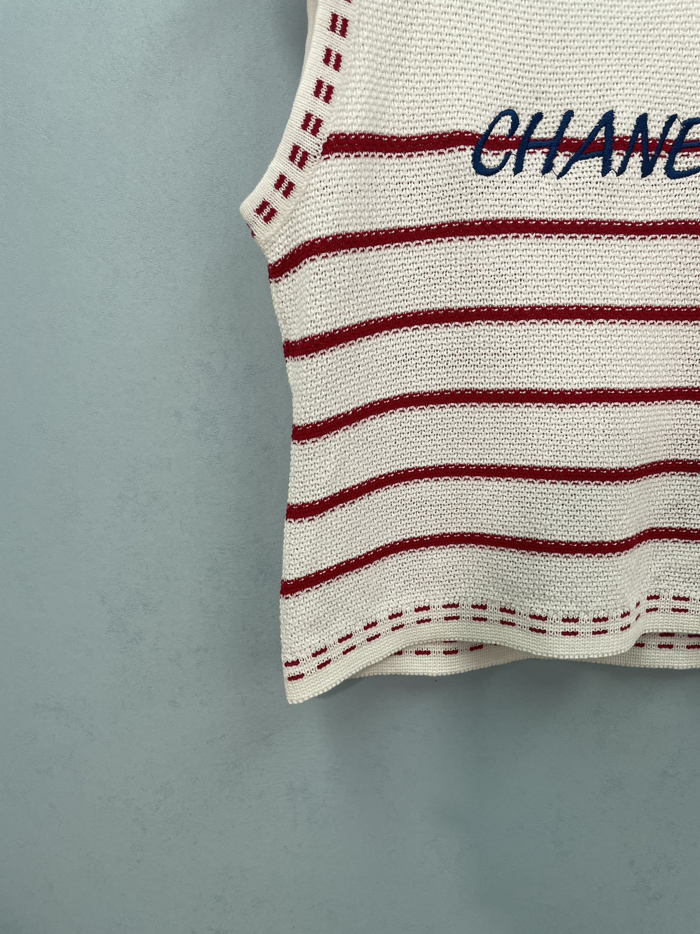 CHANEL 26S SLEEVELESS KNIT TOP 1403