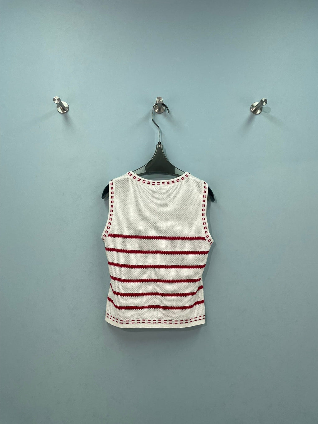 CHANEL 26S SLEEVELESS KNIT TOP 1403