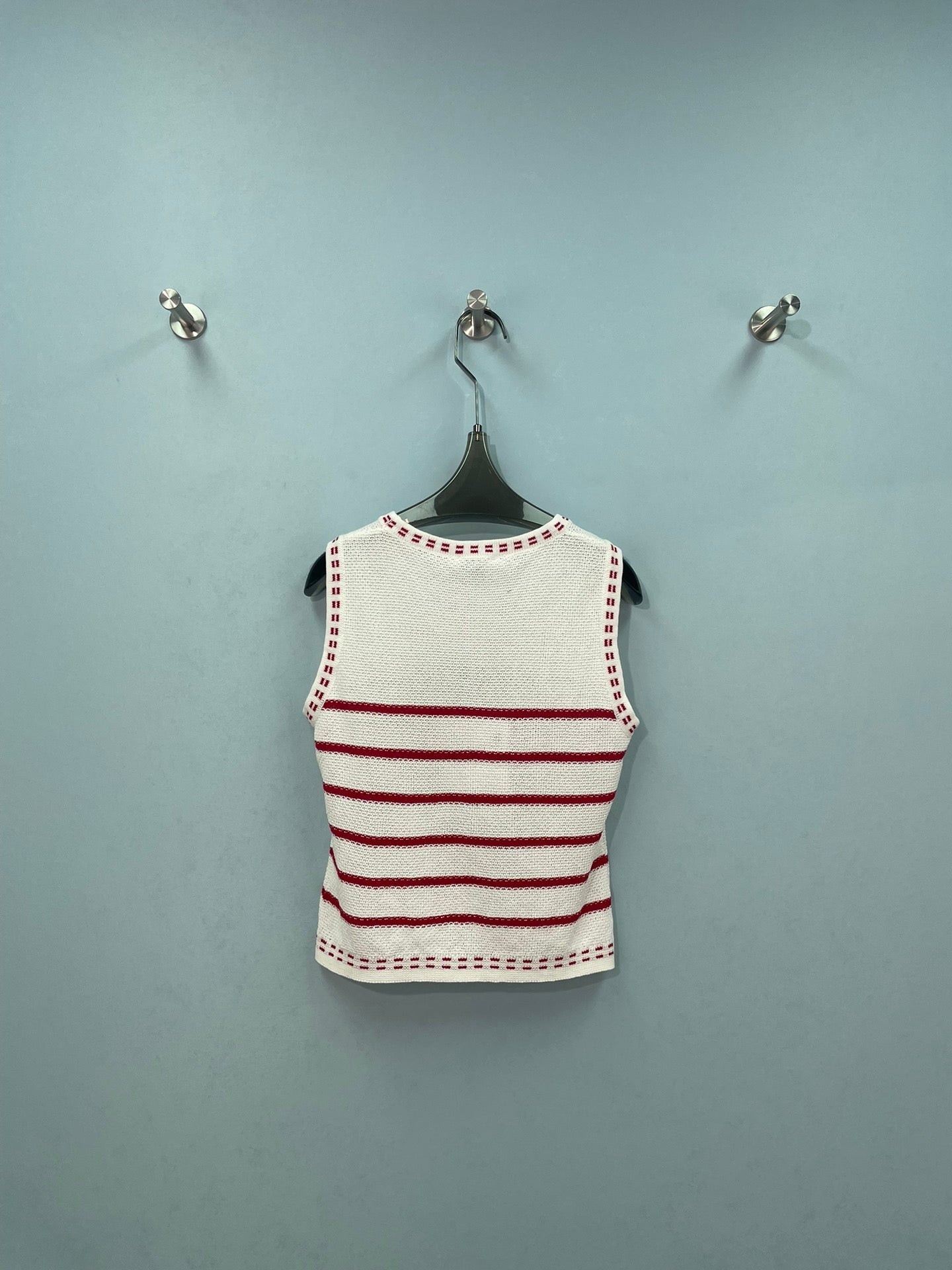 CHANEL 26S SLEEVELESS KNIT TOP 1403