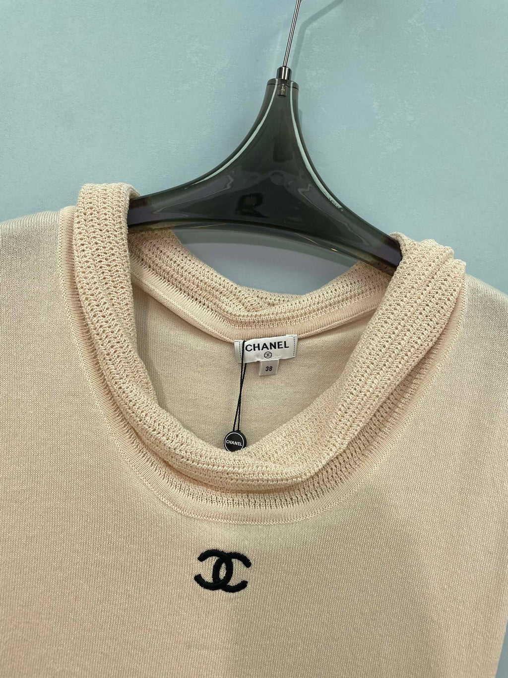 CHANEL 26S SLEEVELESS KNIT TOP 1402