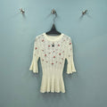 CHANEL 26S CHERRY KNIT TOP 1289
