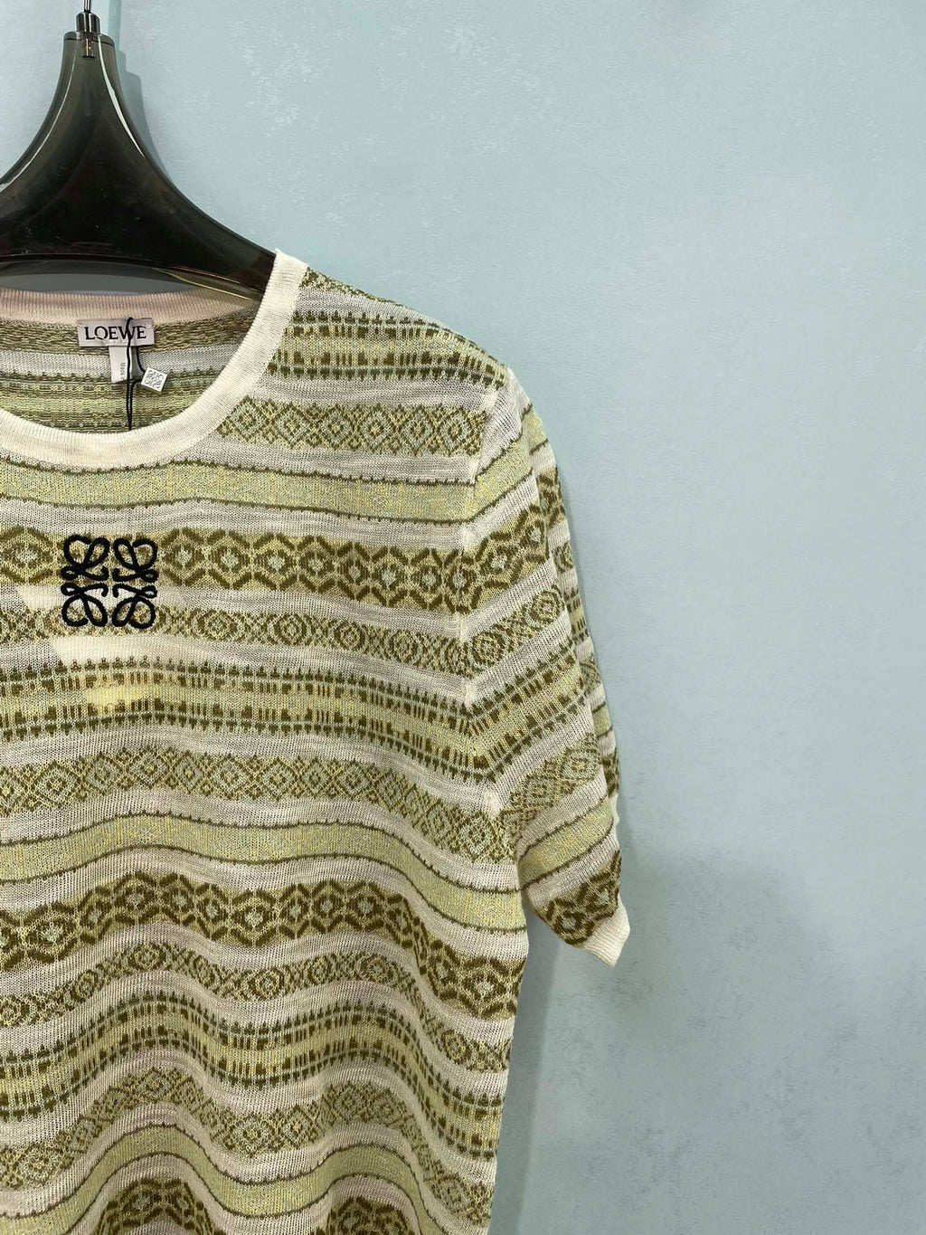 LOEWE 26S SHORT-SLEEVE KNIT T-SHIRT 572