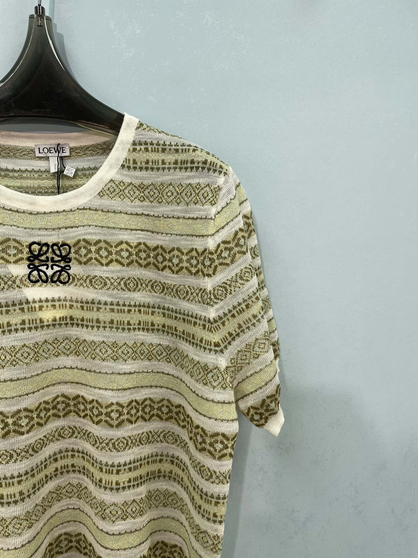 LOEWE 26S SHORT-SLEEVE KNIT T-SHIRT 572