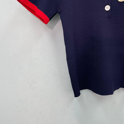 CELINE 26S SHORT-SLEEVE KNIT TOP 528