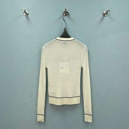 CHANEL 26S ZIP-UP KNIT CARDIGAN 1568