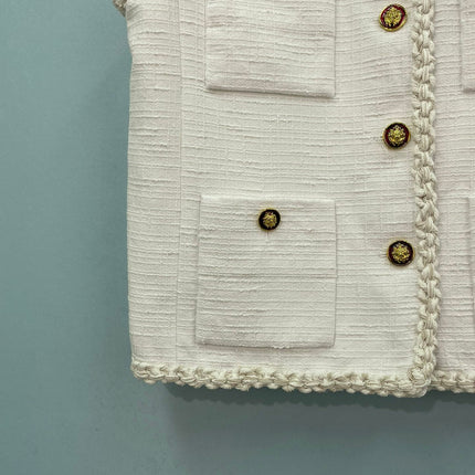CHANEL 26S TWEED VEST 1562